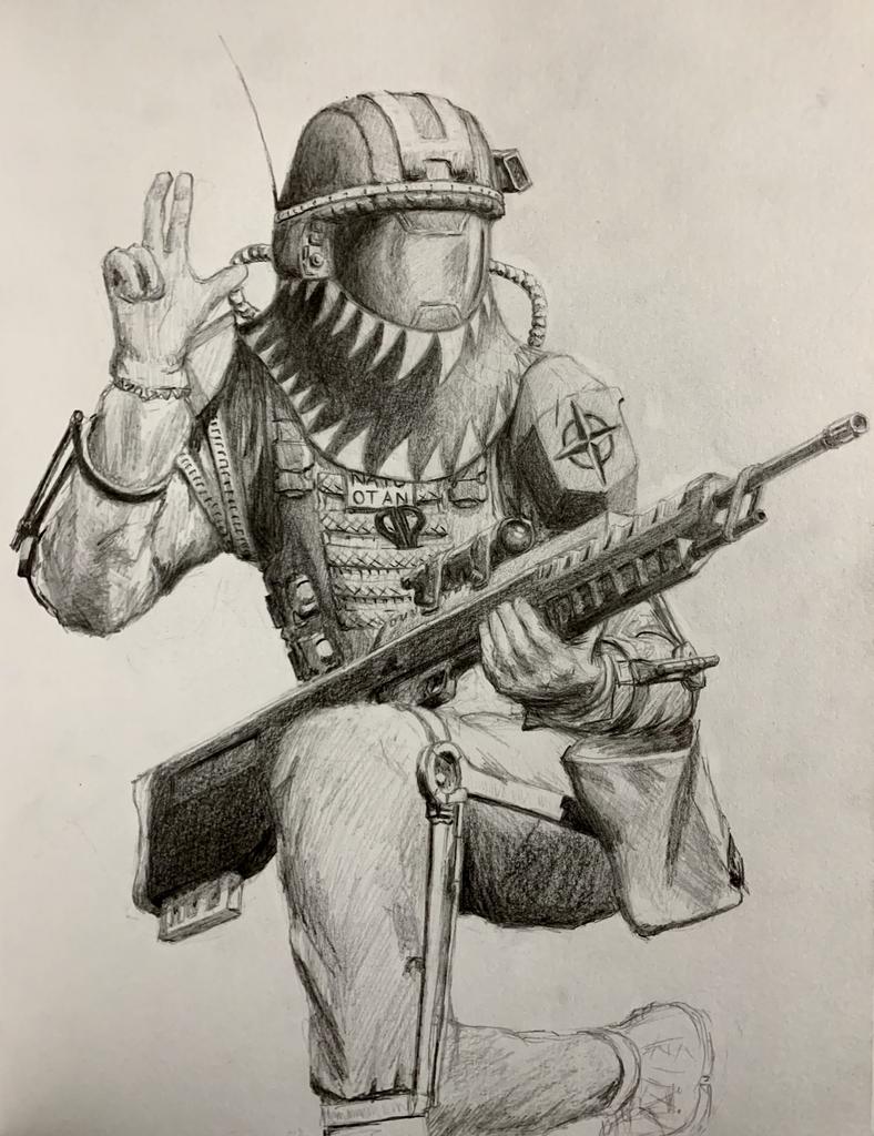 A Sci-fi Soldier