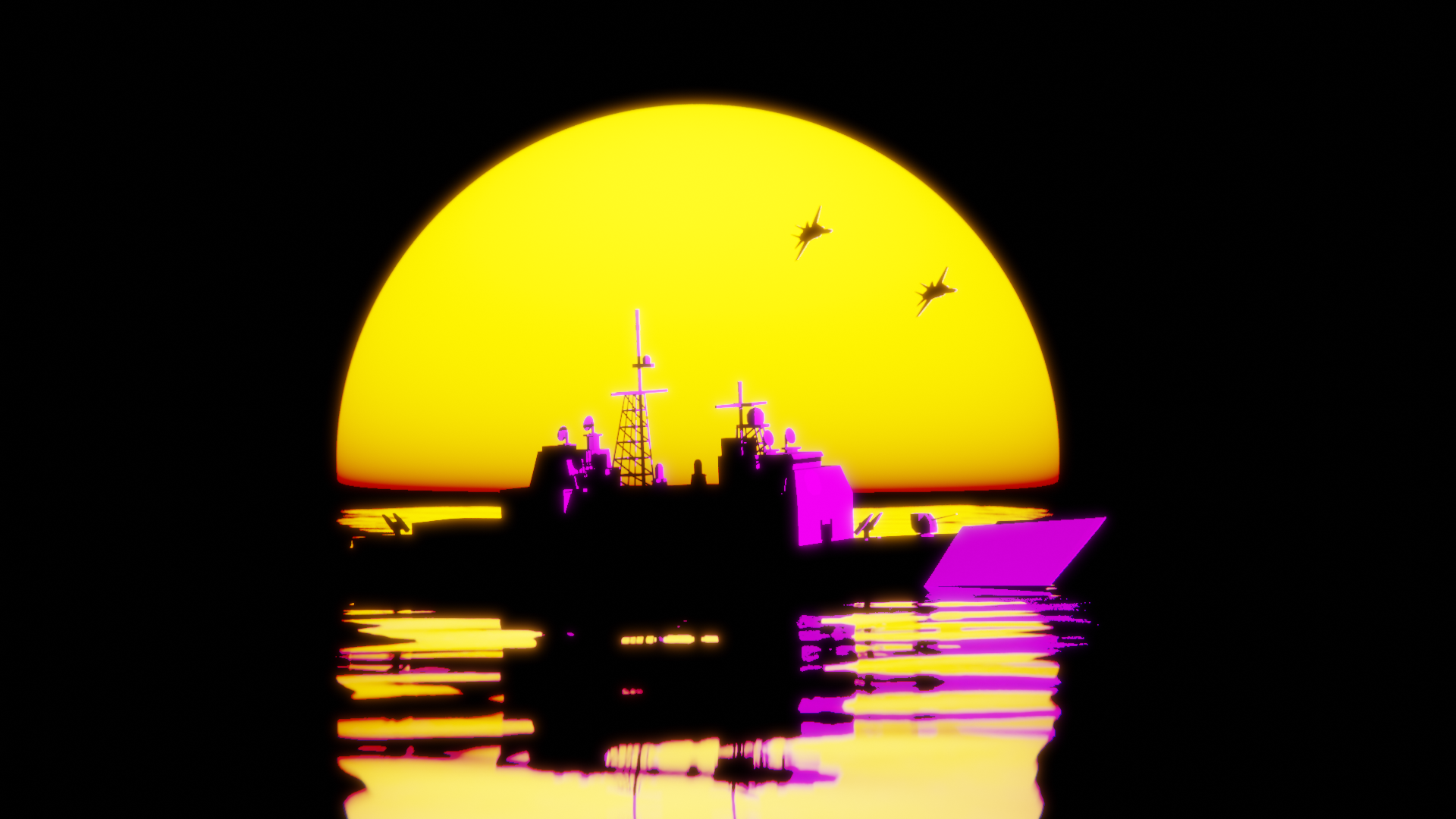 Ship Vaporwave